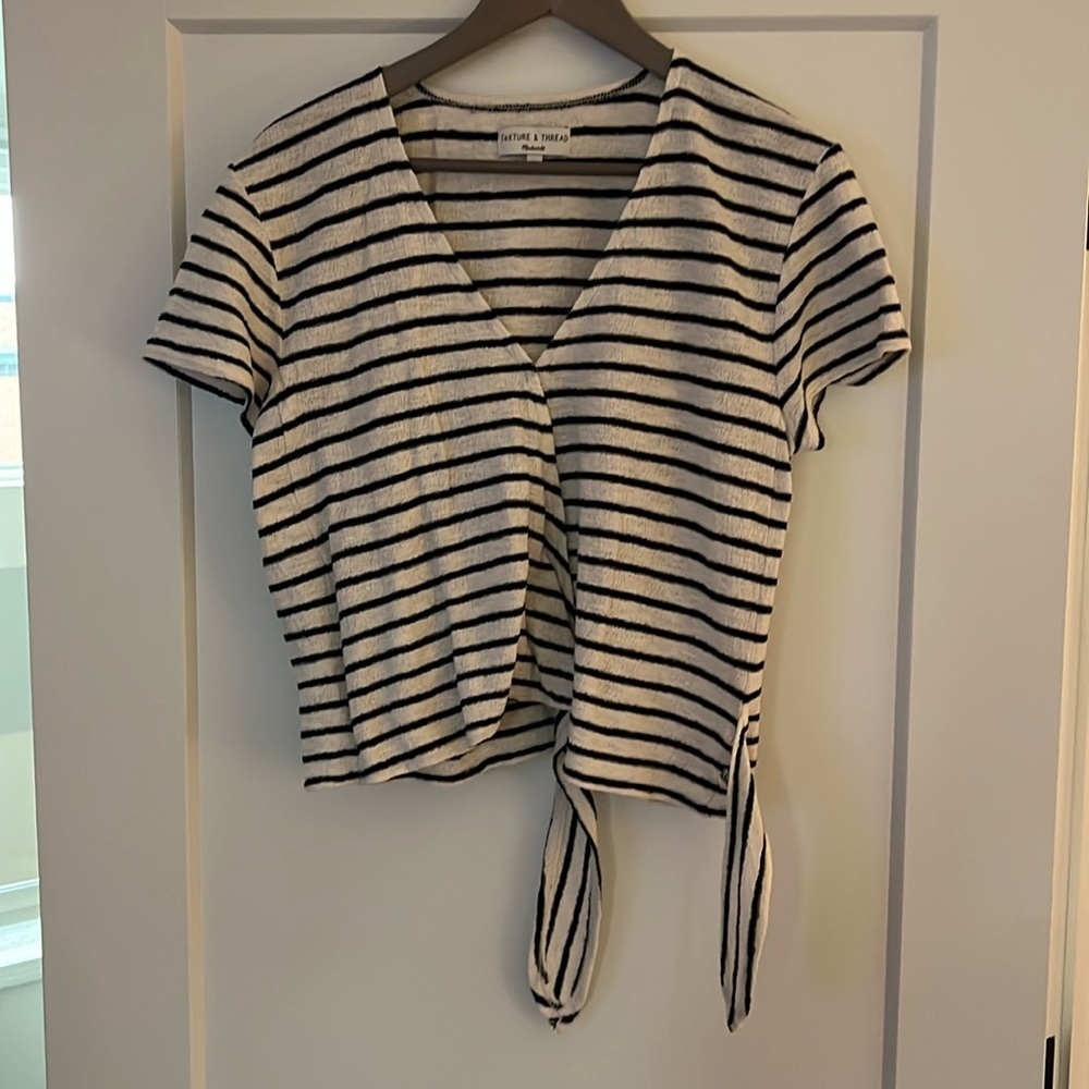 Madewell Texture & Thread Blouse - Medium